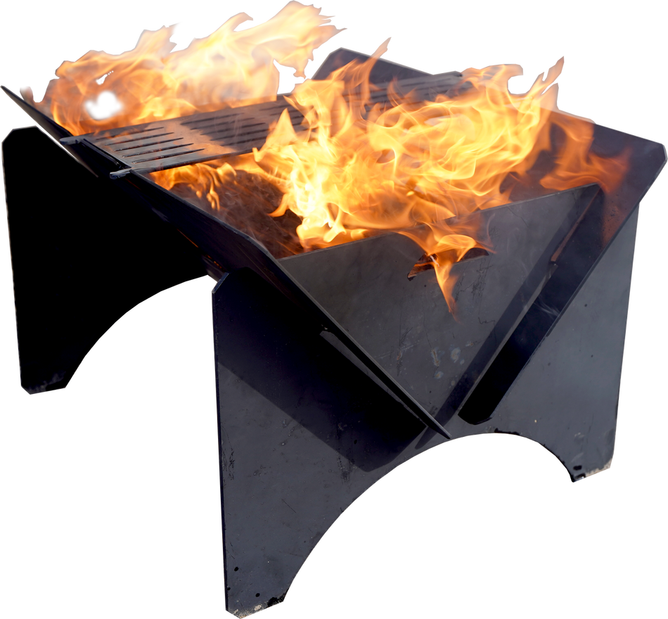 Lay-Flat Camp Stove/Fire Pit (Customizable)