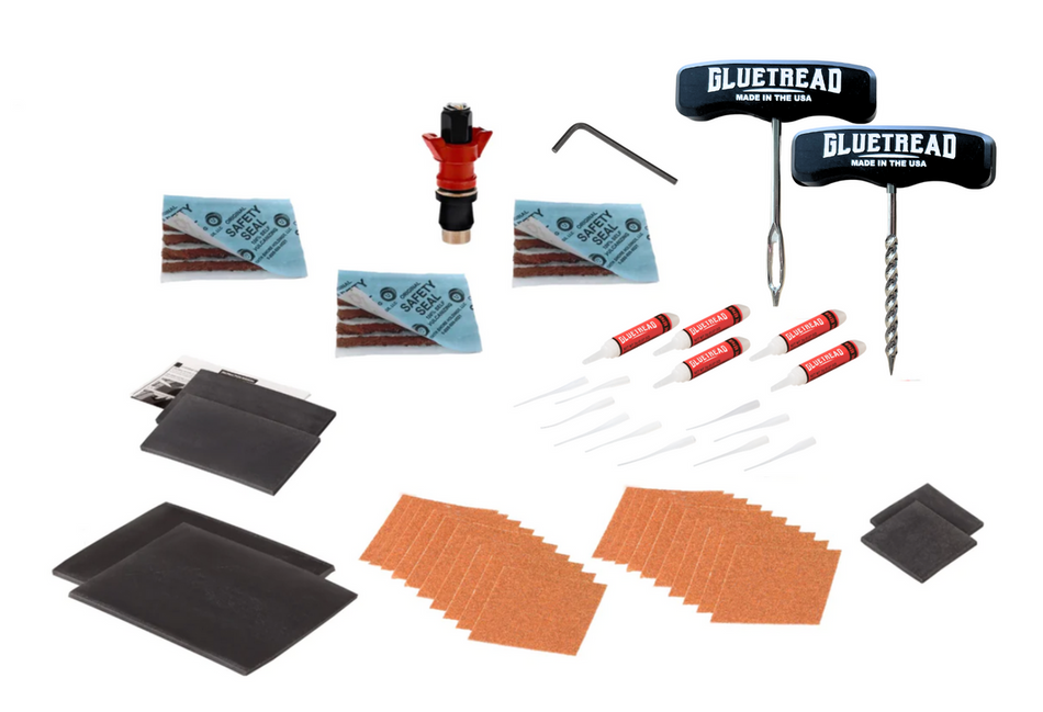 GlueTread Complete Tire Repair Kit